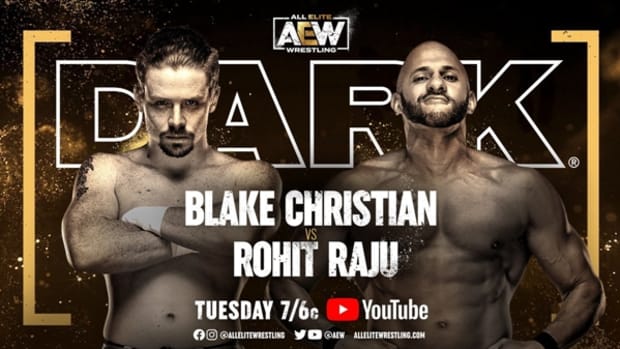 Blake-Christian-AEW-Debut-vs-Rohit-Raju