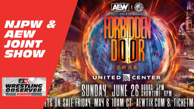 AEW and NJPW to hold 'Forbidden Door' joint event in June: Wrestling Observer Radio