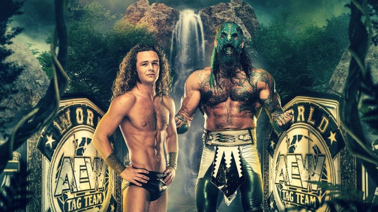 Jungle Boy & Luchasaurus win AEW World Tag Team titles on Dynamite