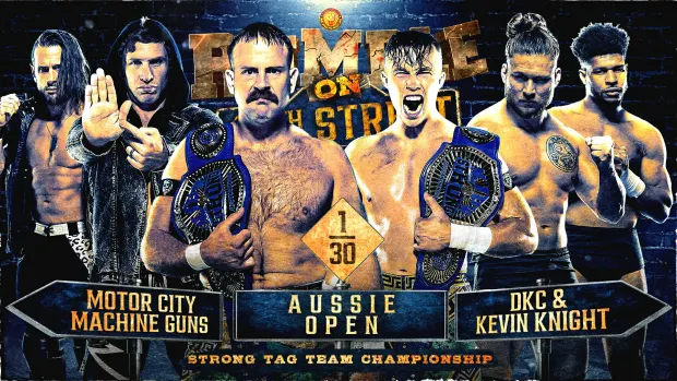 NJPW STRONG Openweight Tag Team Championship 3 Way Match