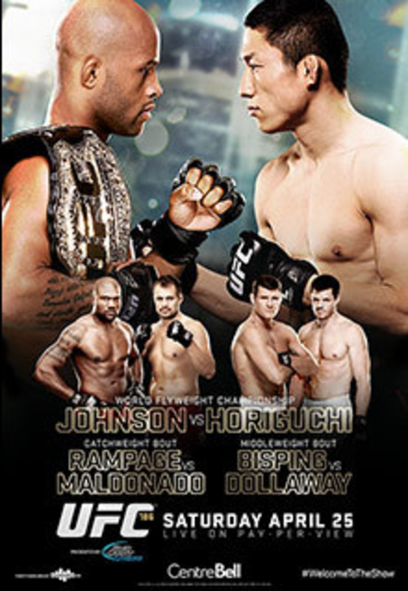 UFC 186 Event Poster