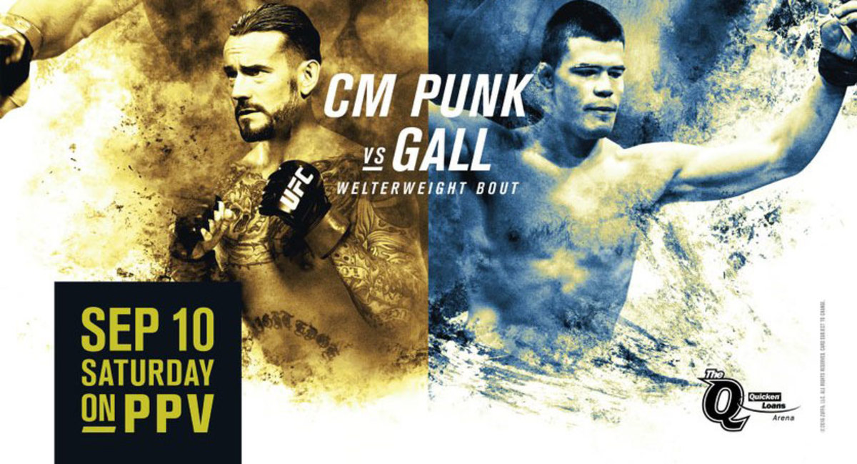 CM Punk vs. Mickey Gall | UFC 203