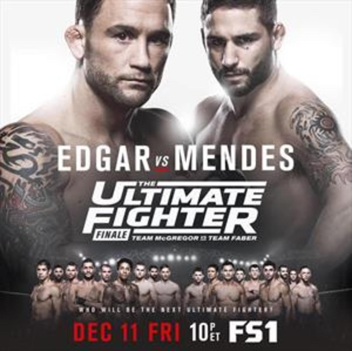 The Ultimate Fighter 22 Finale takes place on Friday night.