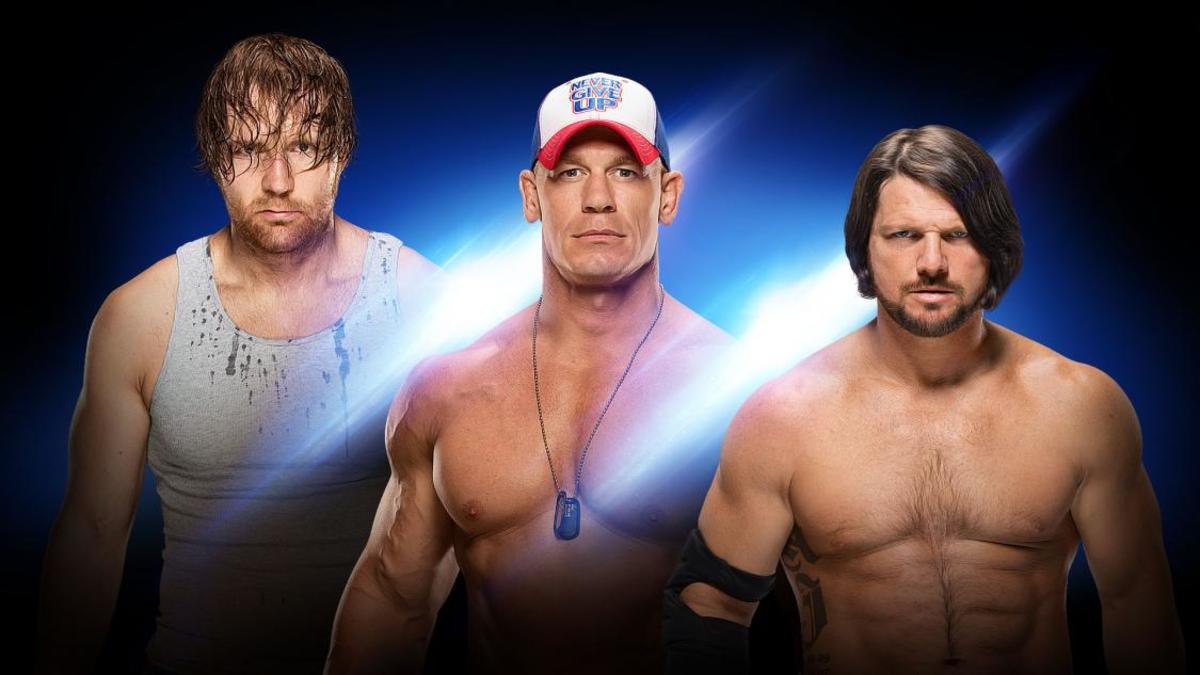 Dean vs. AJ vs. Cena
