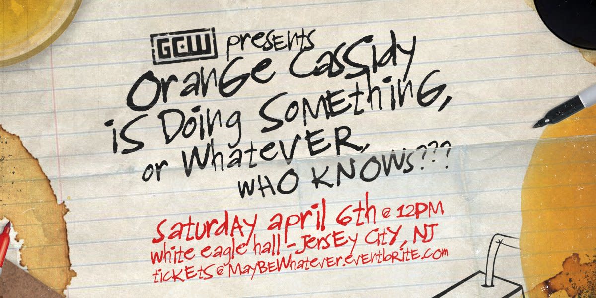 GCW Orange Cassidy Is Doing Something Or Whatever Who Knows???