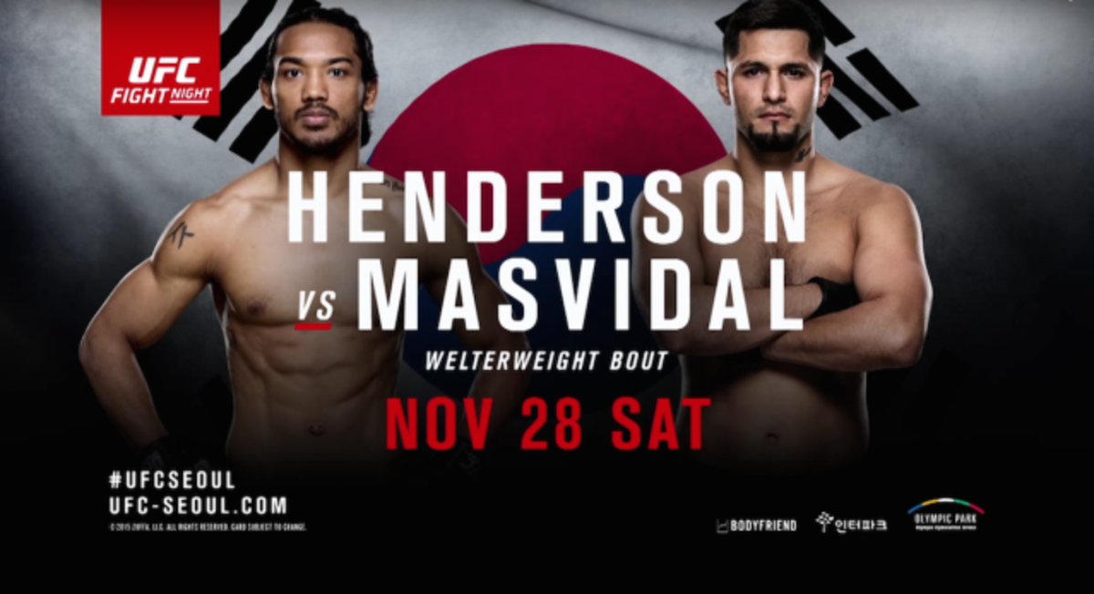 UFC Fight Night 79 takes place on Saturday in Seoul, South Korea