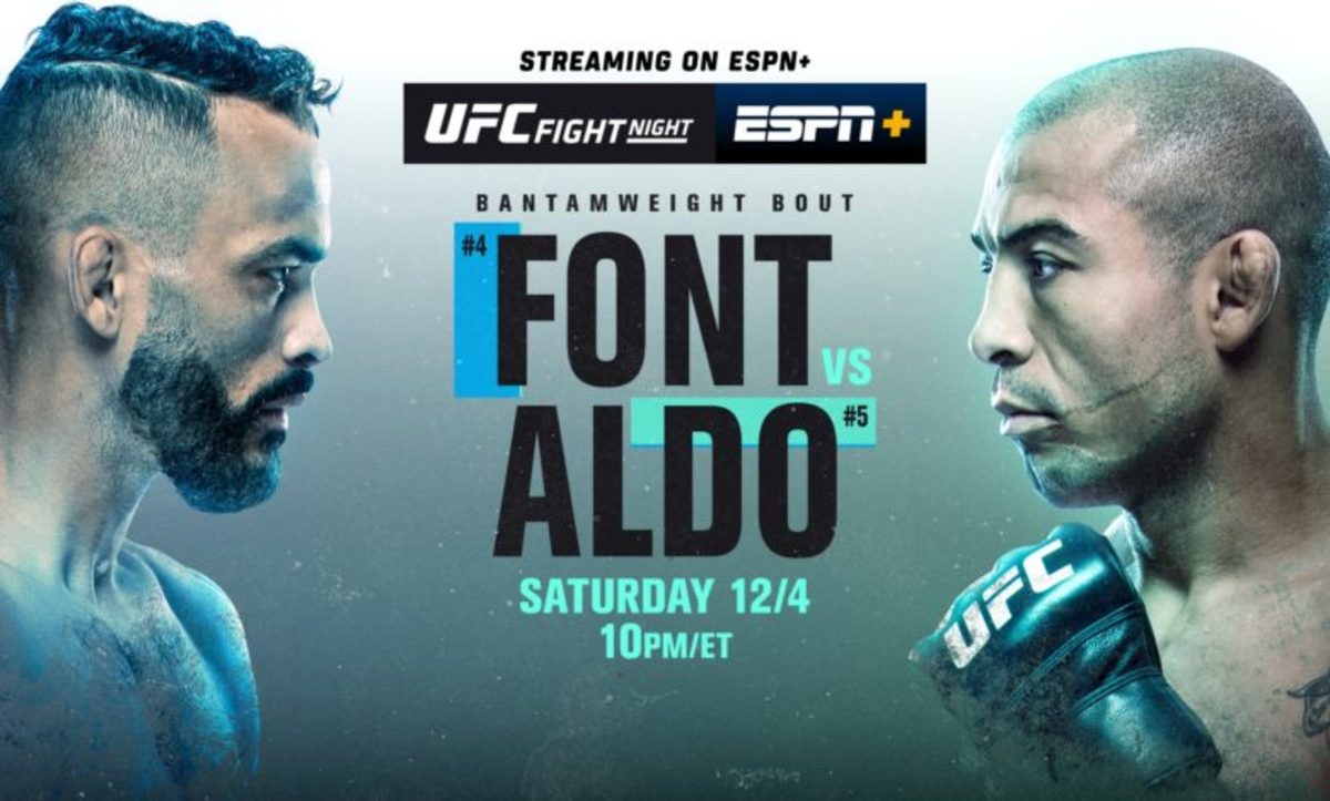 UFC on ESPN 31 live results: Rob Font vs. Jose Aldo - WON/F4W WWE news, Pro Wrestling News, WWE Results, AEW News, AEW results
