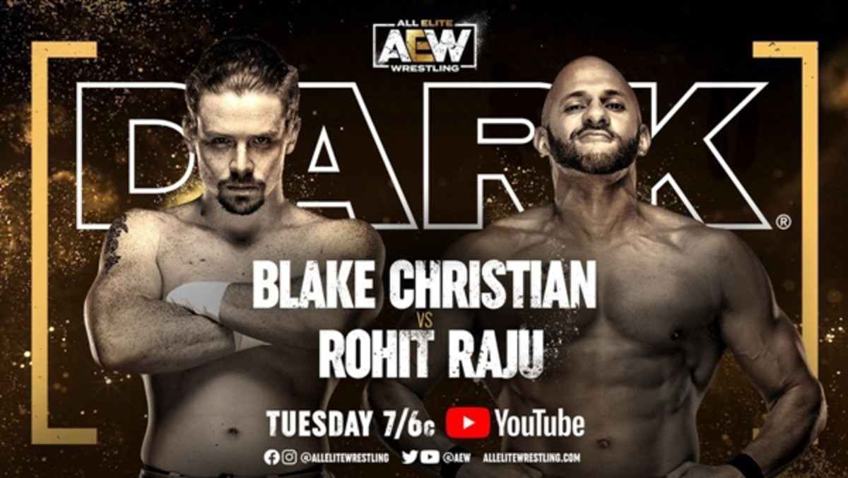 Blake-Christian-AEW-Debut-vs-Rohit-Raju