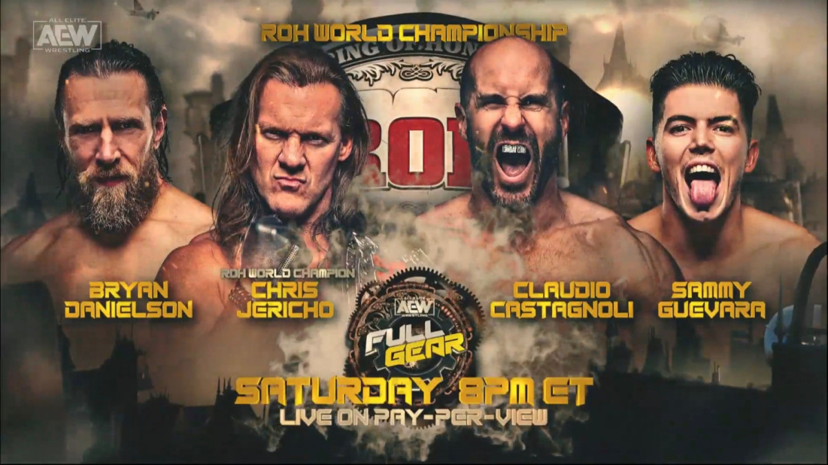 Do AEW Full Gear – WON / F4W dodano czterostronny mecz o mistrzostwa świata ROH