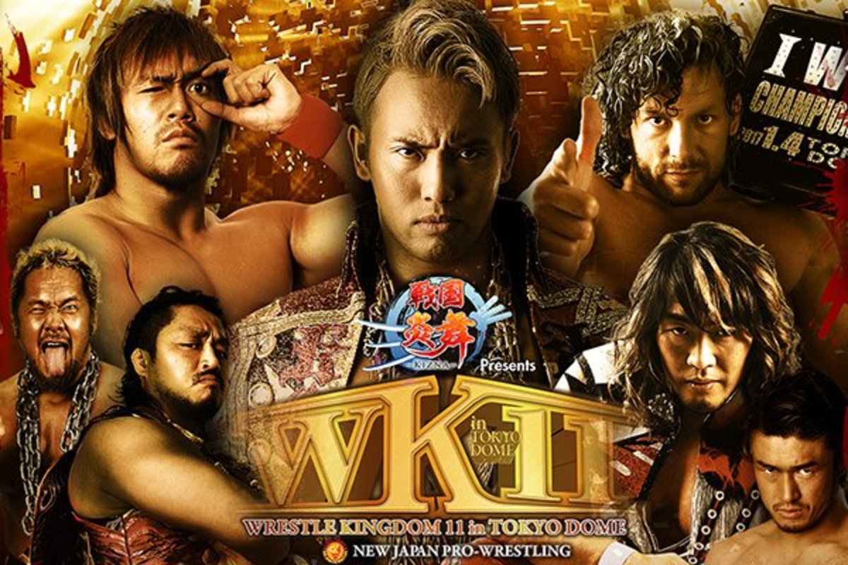 NJPW In The Tokyo Dome - January NJPW Wrestle Kingdom 11 live results: Kazuchika Okada vs. Kenny Omega
