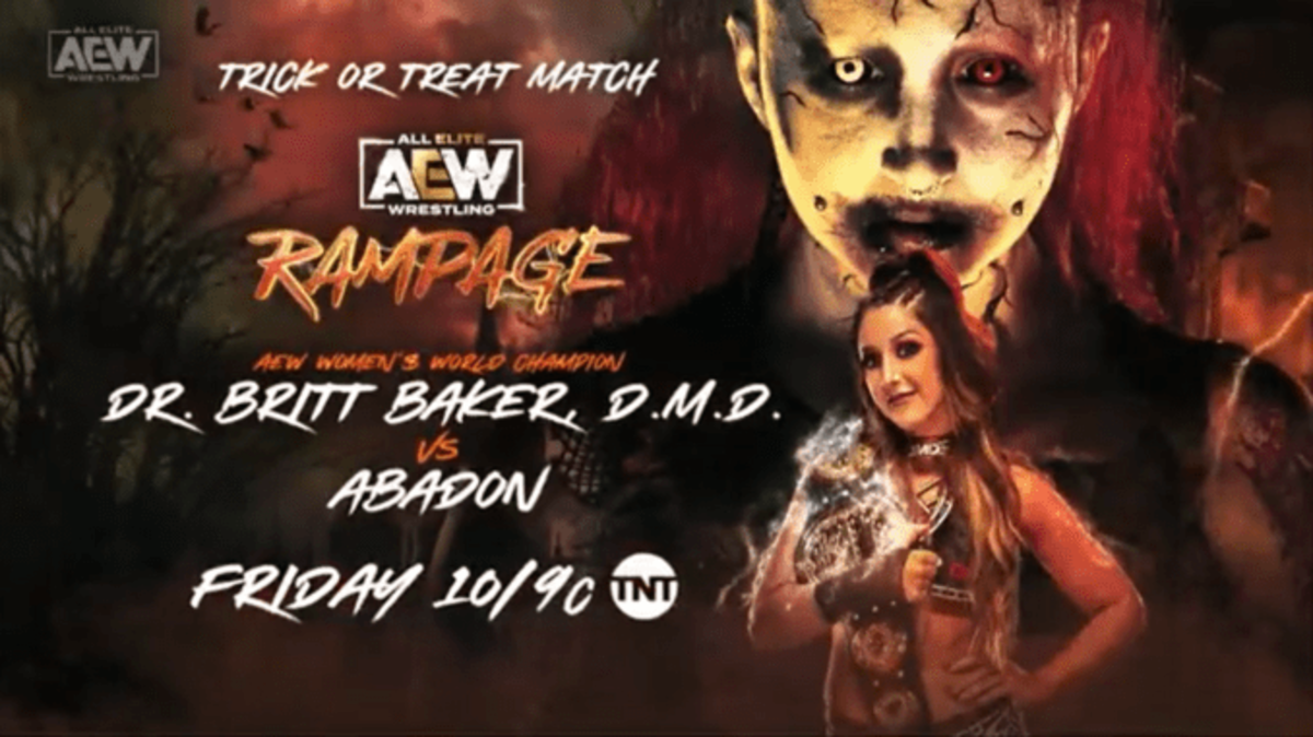 Britt Baker vs. Abadon Trick or Treat match set for AEW Rampage