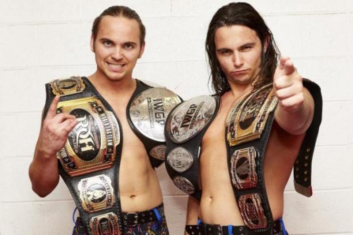 Due giovanissimi "Young Bucks" (Credit to: wwe.F4WOnline.com)