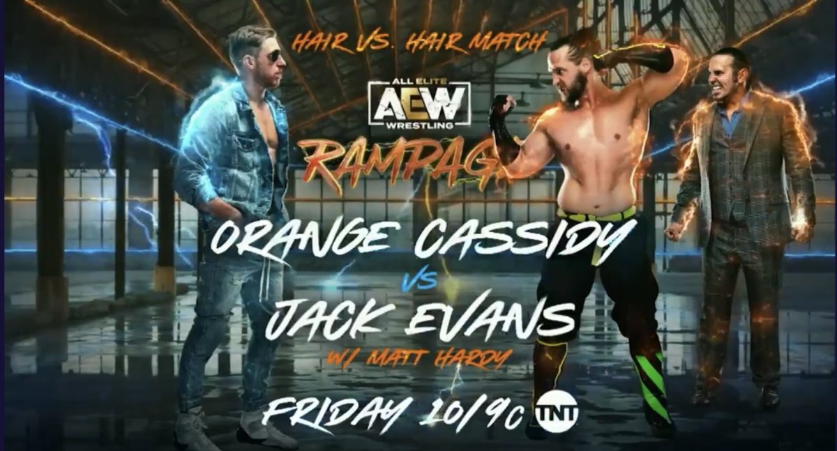 Orange Cassidy vs. Jack Evans hair match announced for AEW Rampage