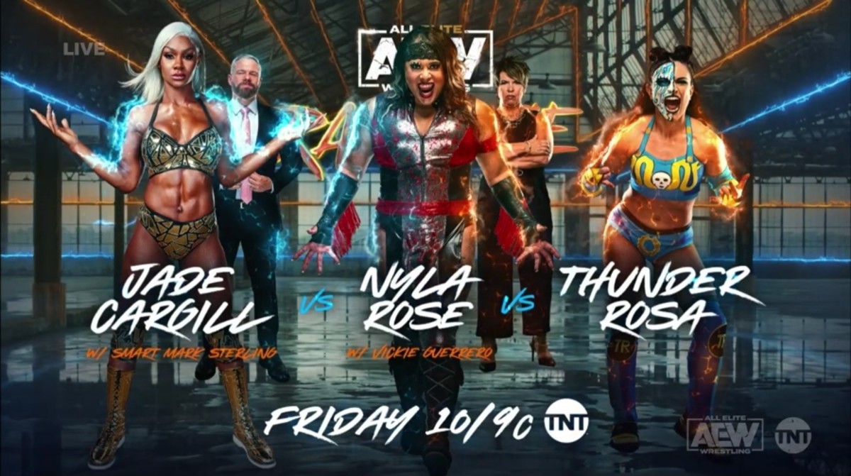 Jade Cargill vs. Nyla Rose vs. Thunder Rosa set for AEW Rampage