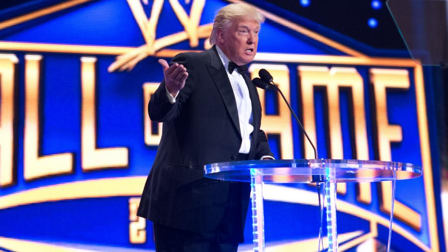 Donald Trump WWE Hall of Fame induction