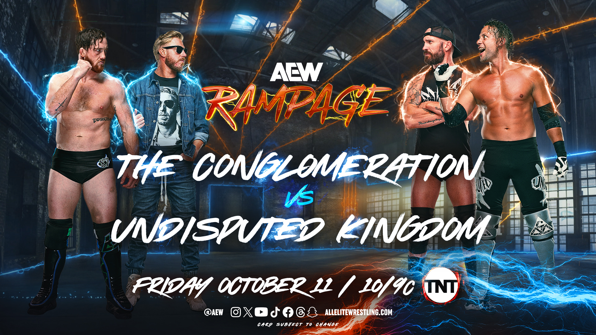 AEW Rampage live results: The Conglomeration vs. Undisputed Kingdom ...