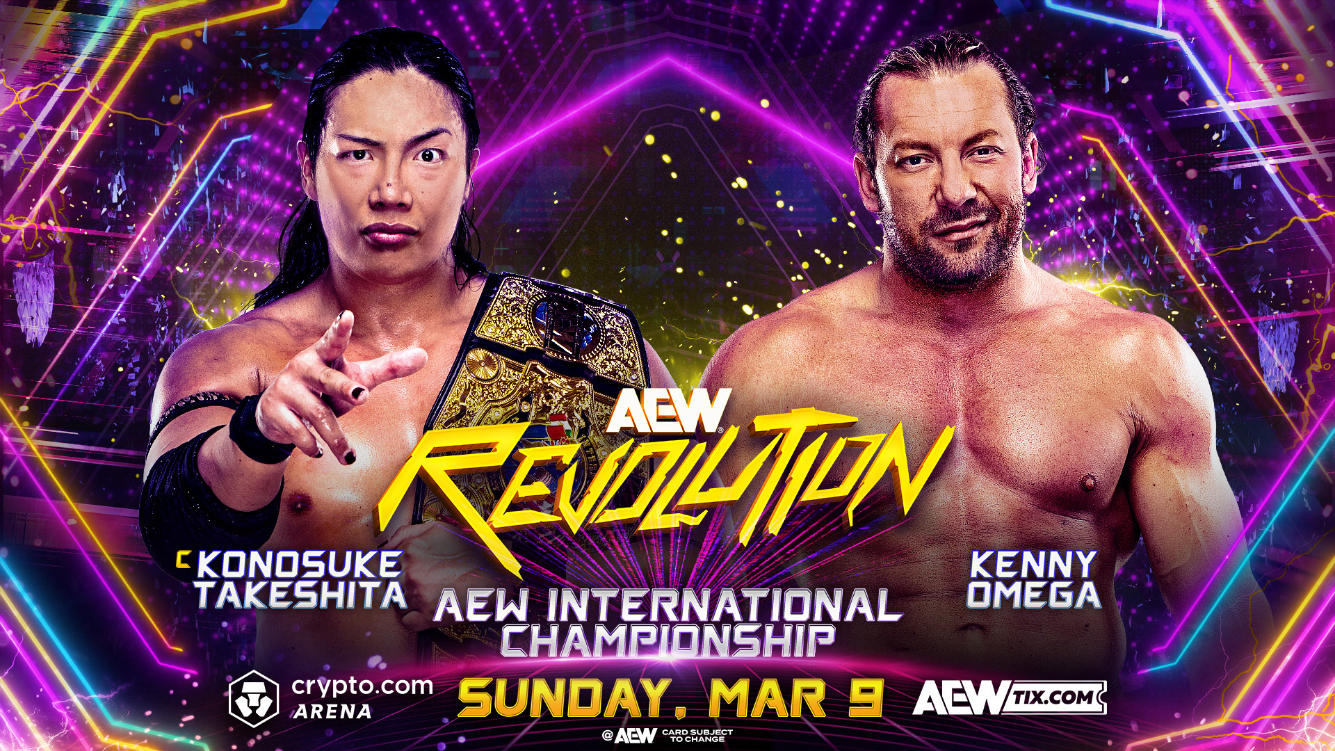 International title match official for AEW Revolution - F4W/WON