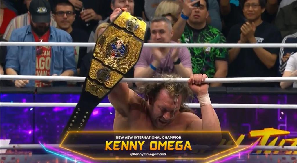 Kenny Omega wins International title at AEW Revolution - F4W/WON