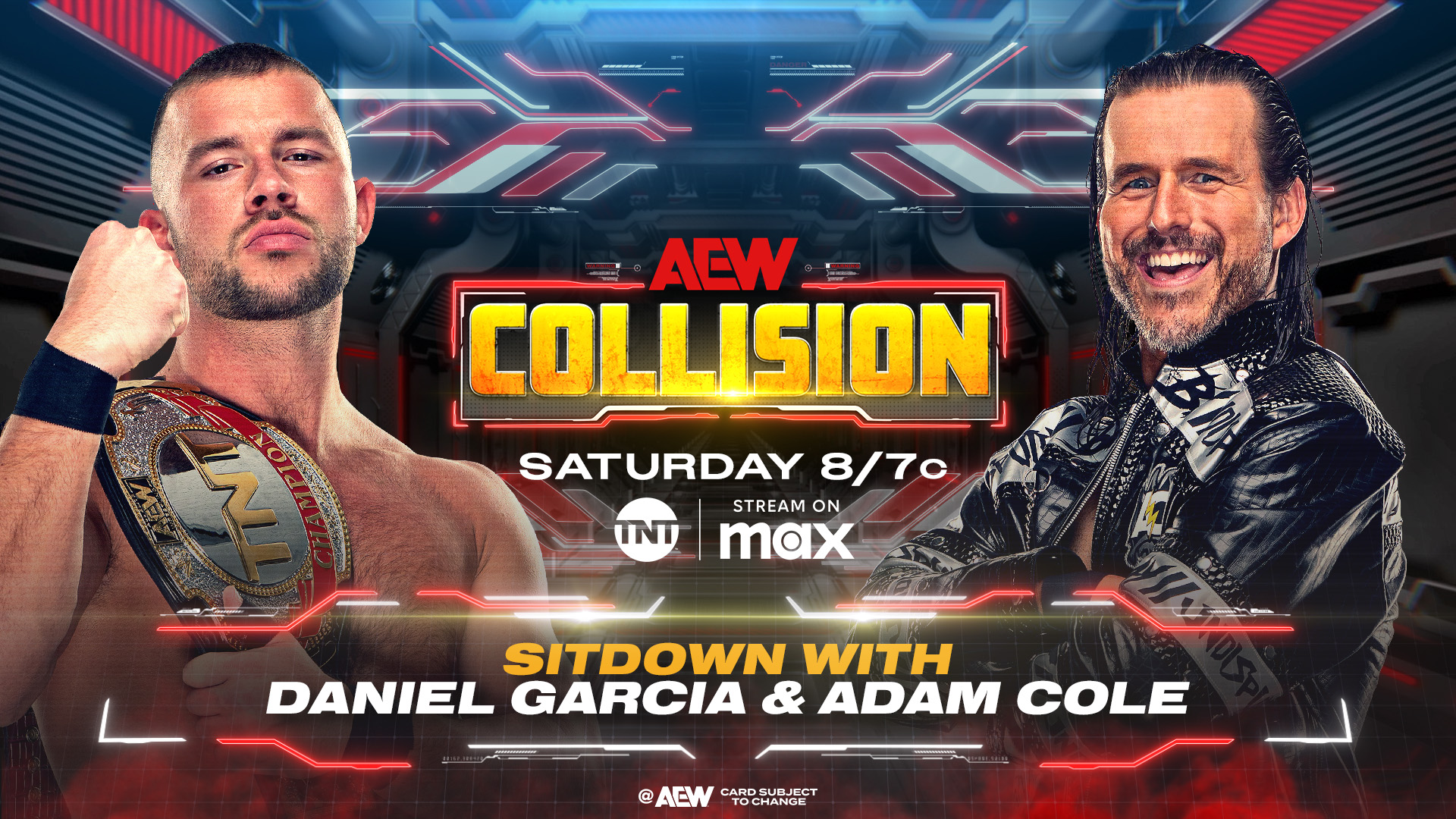 AEW Collision Poster Daniel Garcia Adam Cole