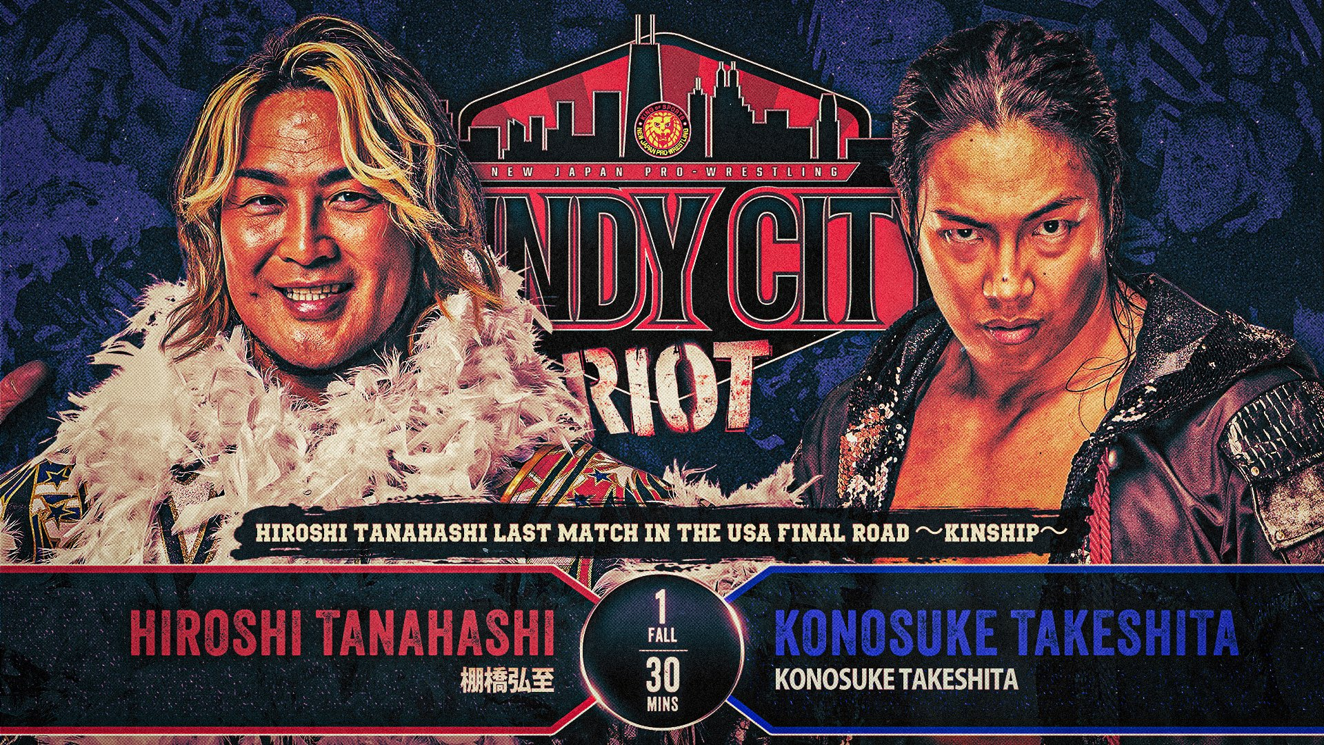 NJPW Windy City Riot Live Stream How to Watch Tanahashi vs Takeshita