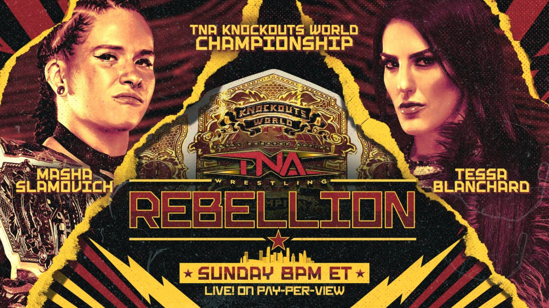 TNA Rebellion 2025 Masha Slamovich vs Tessa Blanchard