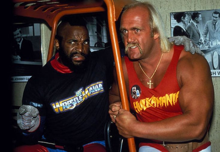Hulk Hogan and Mr T.