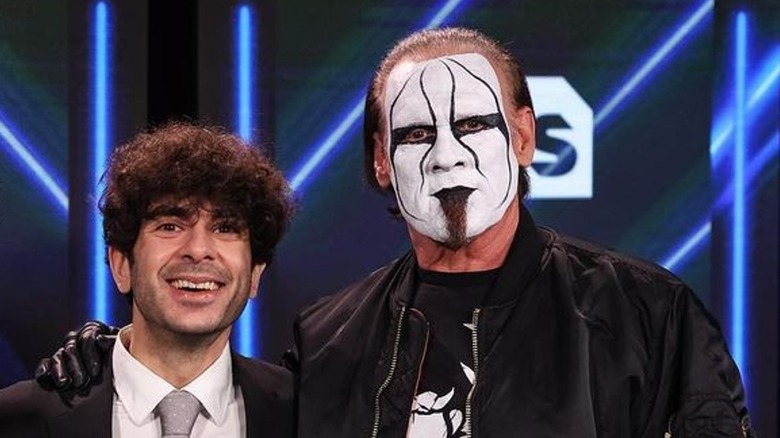 Sting and Tony Khan