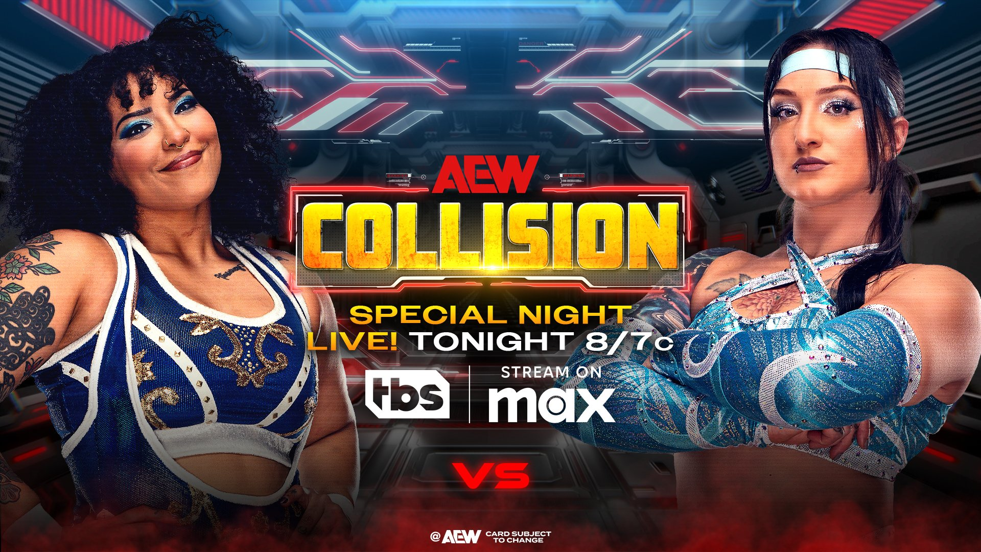 AEW Collision Start Time Tonight 8 5 2025