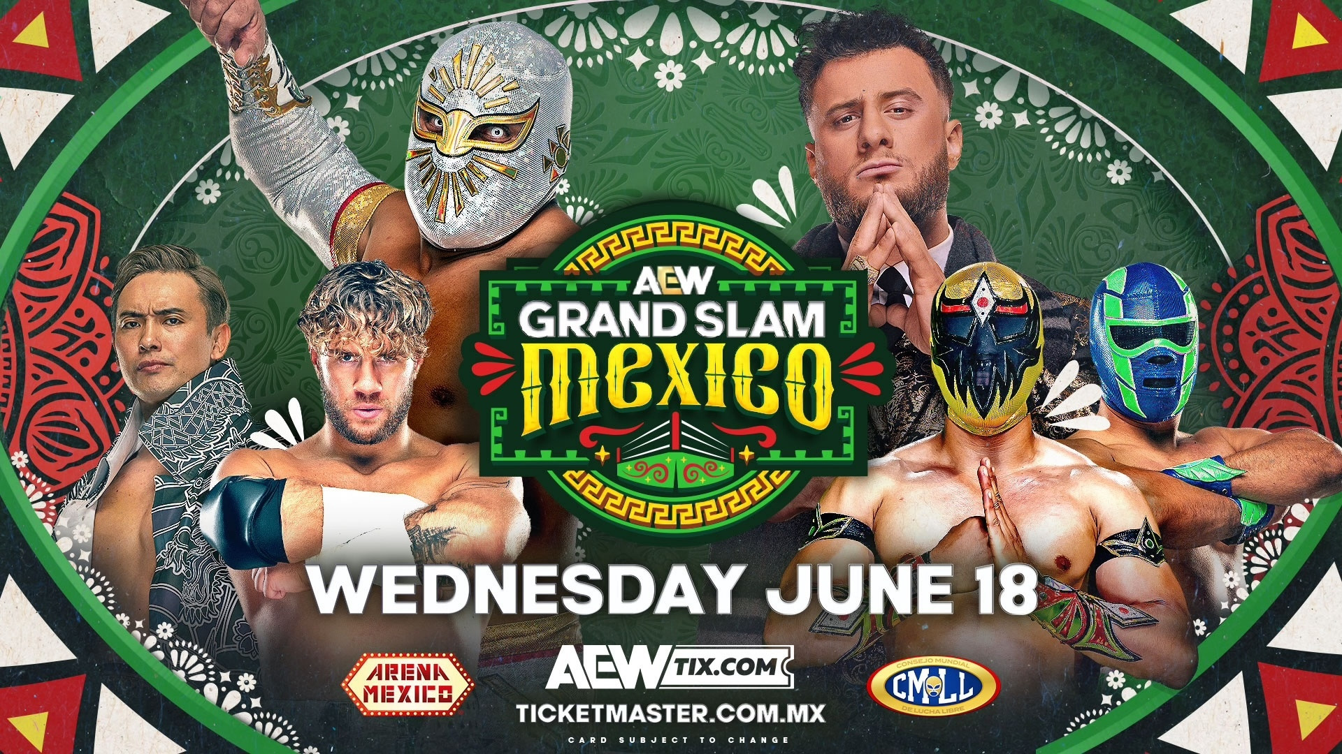 AEW Dynamite Grand Slam Mexico 2025 Start Time