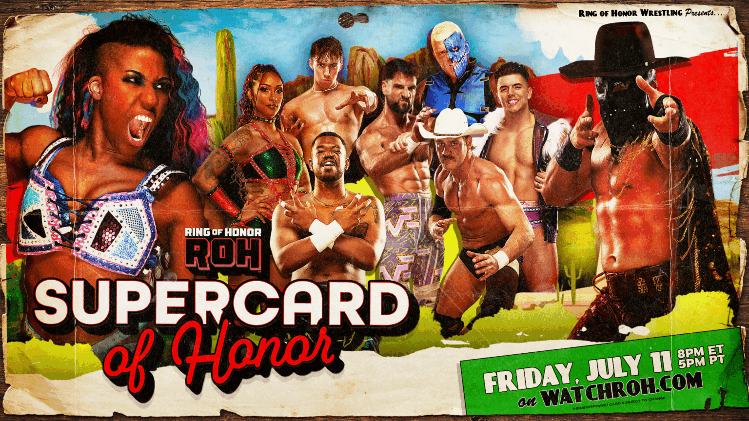 ROH Supercard of Honor 2025 Card F4W/WON