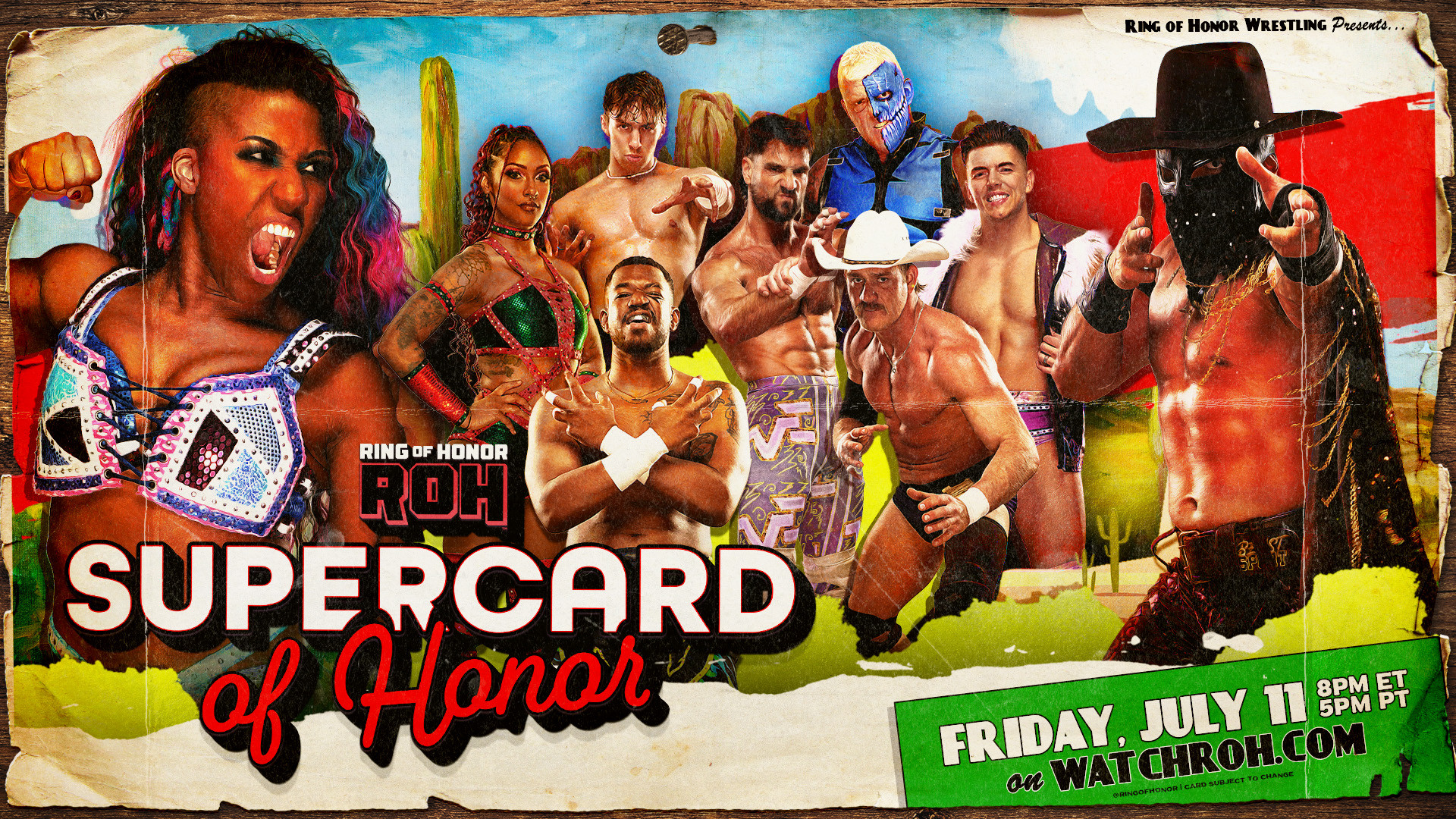 ROH Supercard of Honor 2025 Start Time