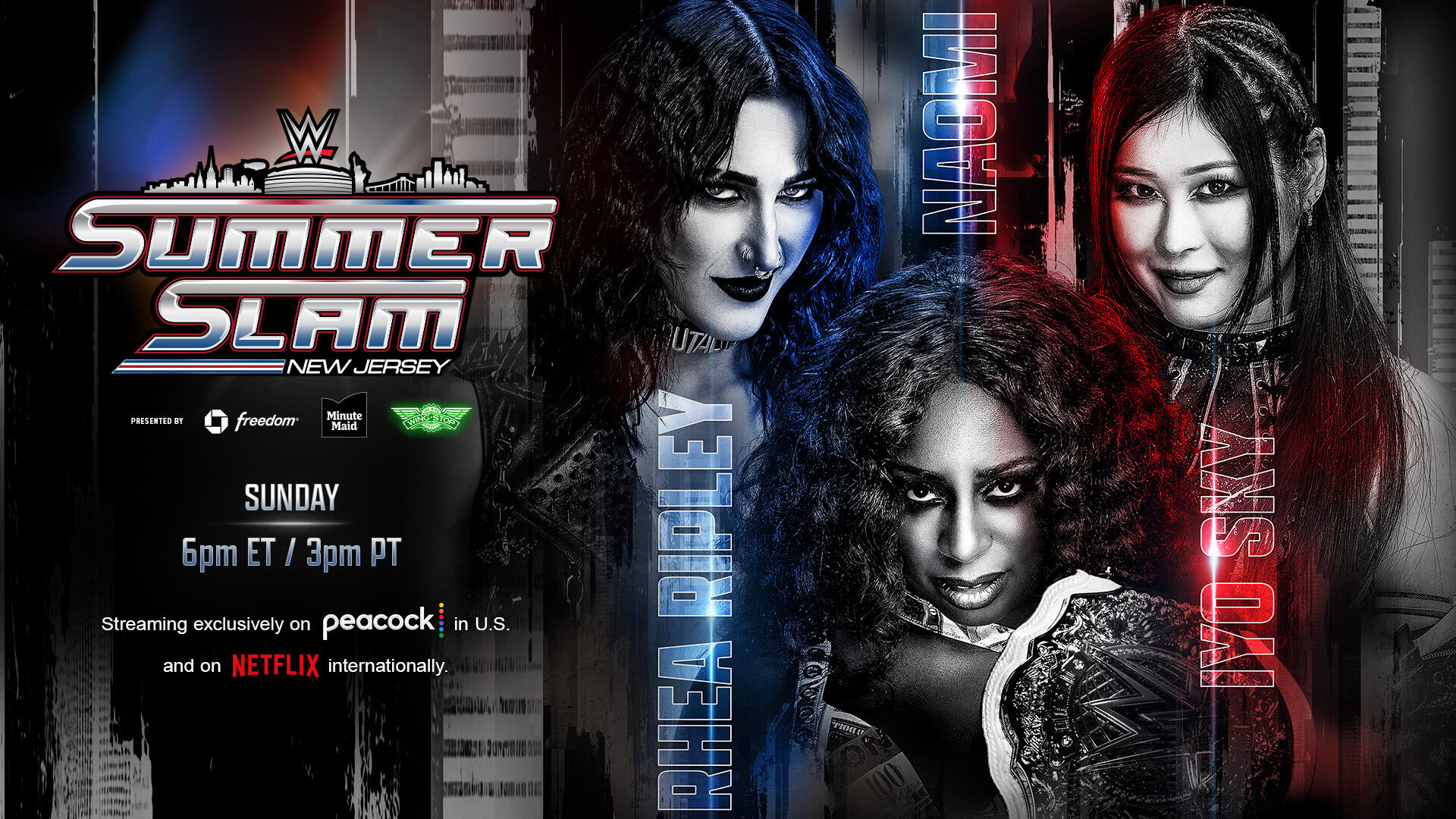 Rhea Ripley vs IYO SKY vs Naomi WWE SummerSlam 2025