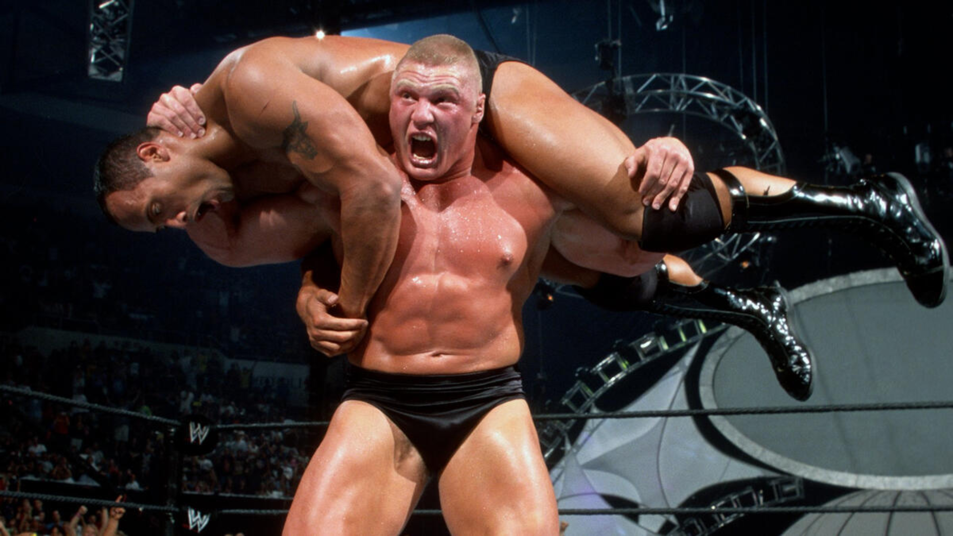 The Rock vs Brock Lesnar SummerSlam 2002