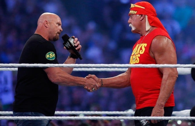 Hulk Hogan and Steve Austin
