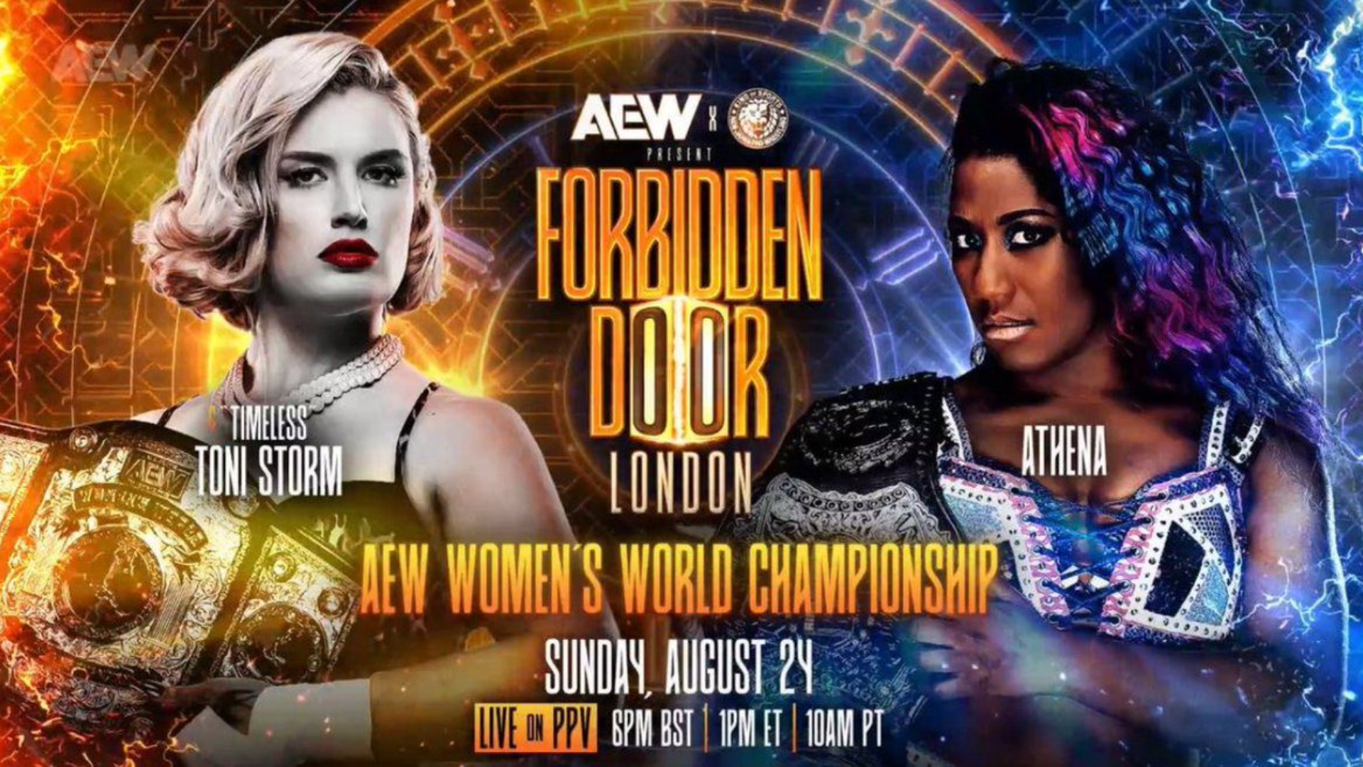 Toni Storm vs Athena AEW Forbidden Door 2025
