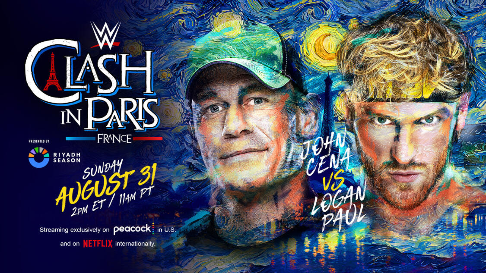 WWE Clash in Paris John Cena vs Logan Paul