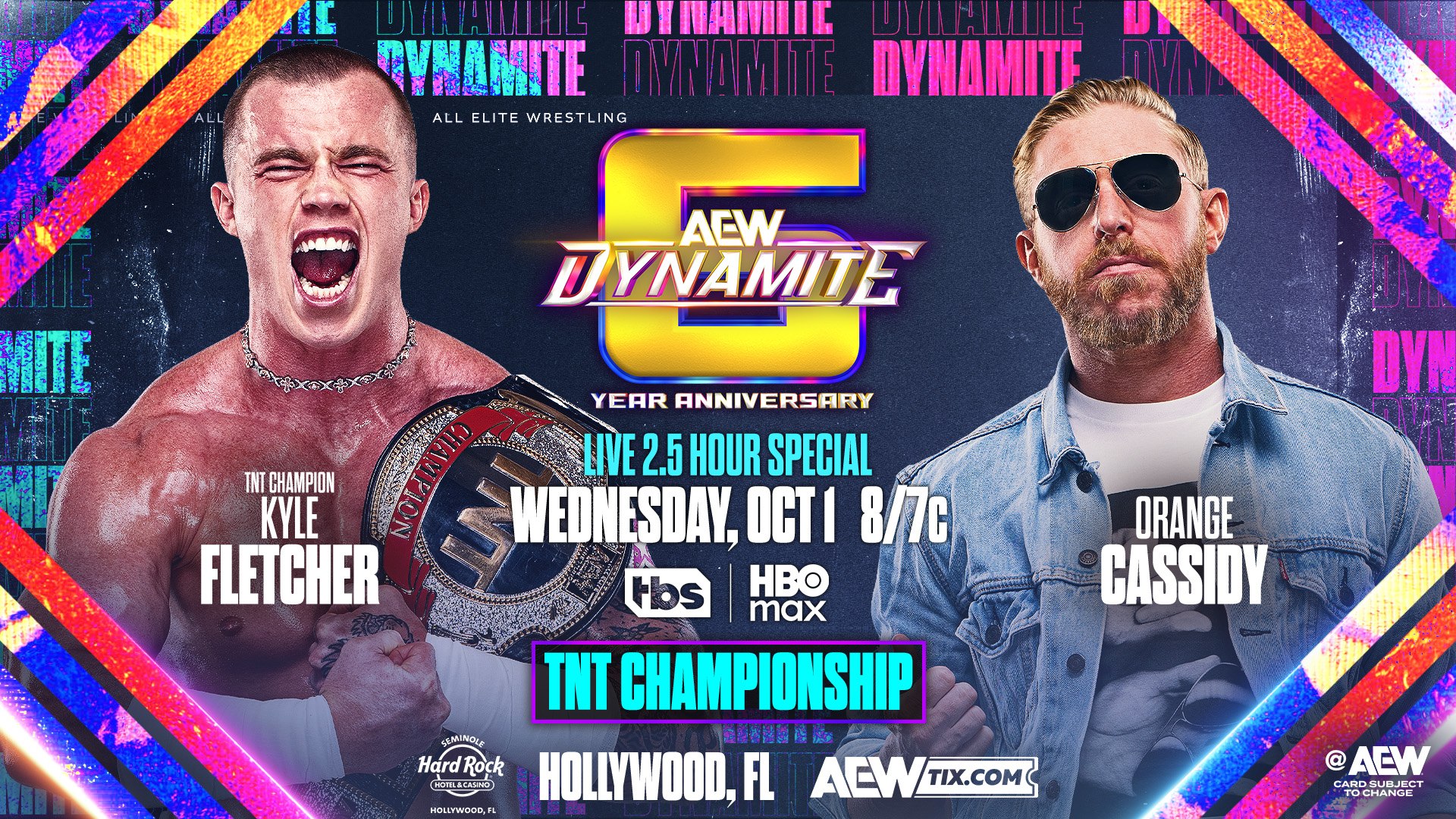 AEW Dynamite 6th Anniversary TNT Championship match