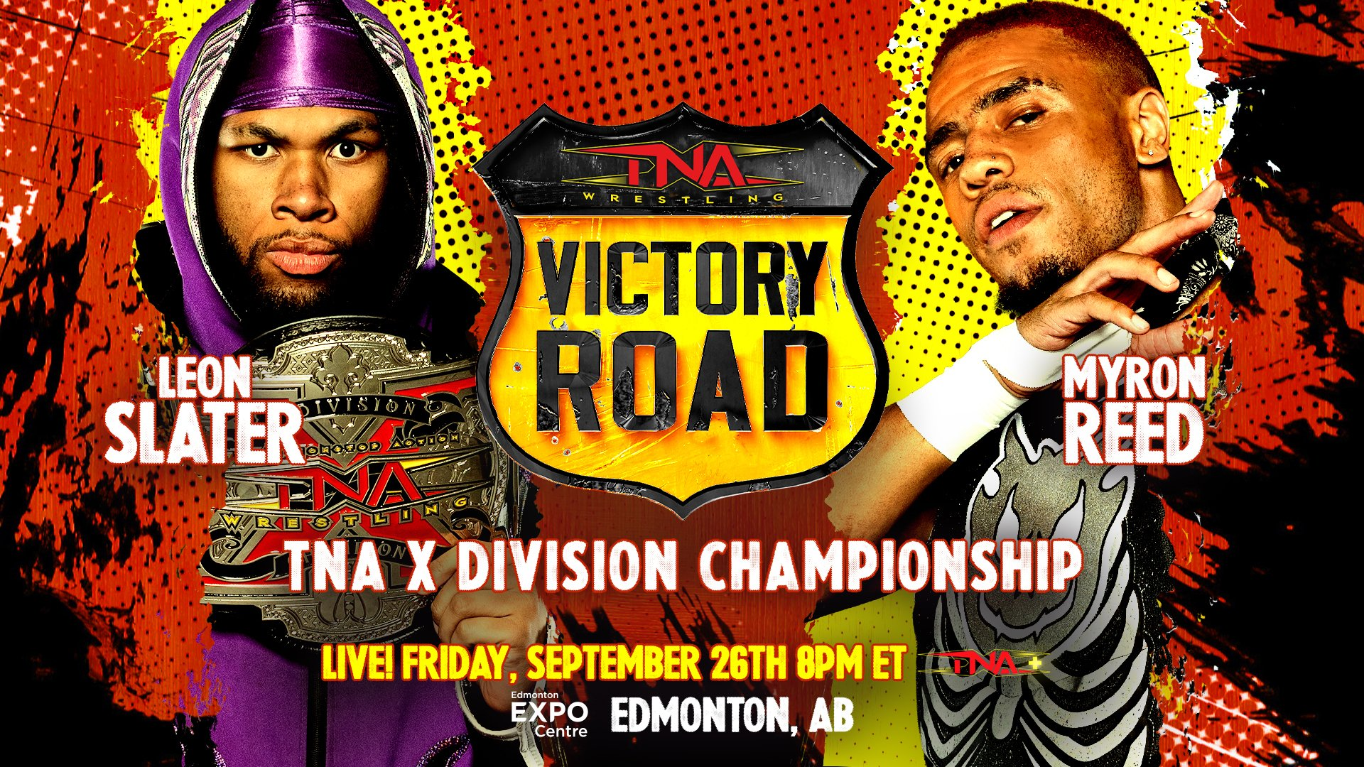 TNA Victory Road 2025 Leon Slater vs Myron Reed