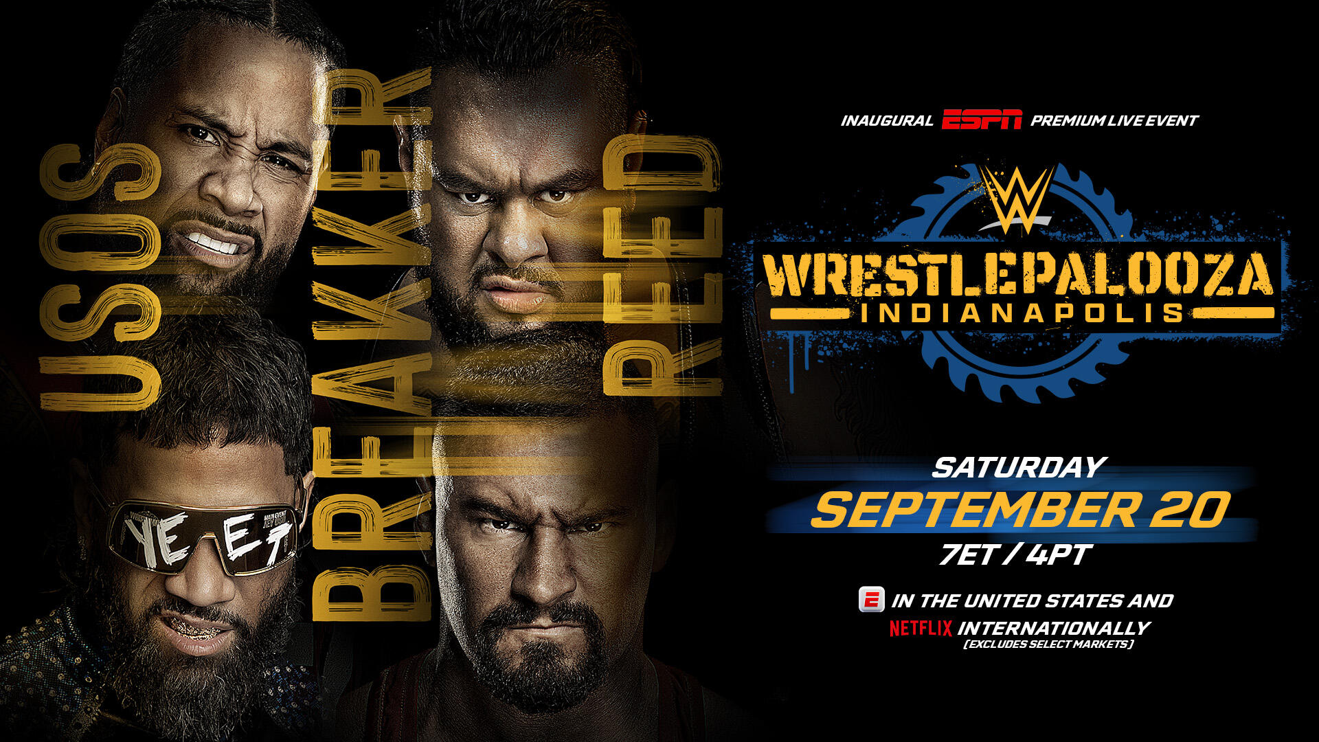 WWE Wrestlepalooza 2025 Usos Breakker Reed