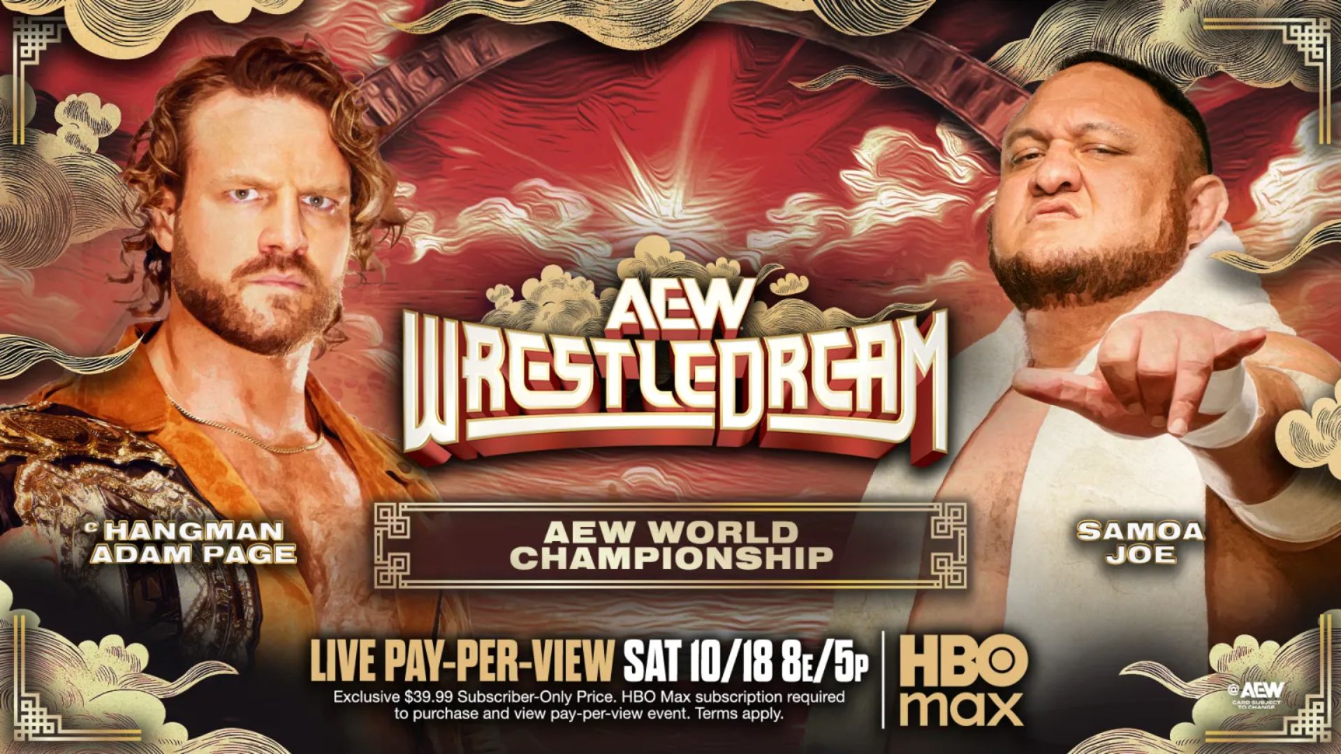 AEW WrestleDream 2025 Adam Page vs Samoa Joe