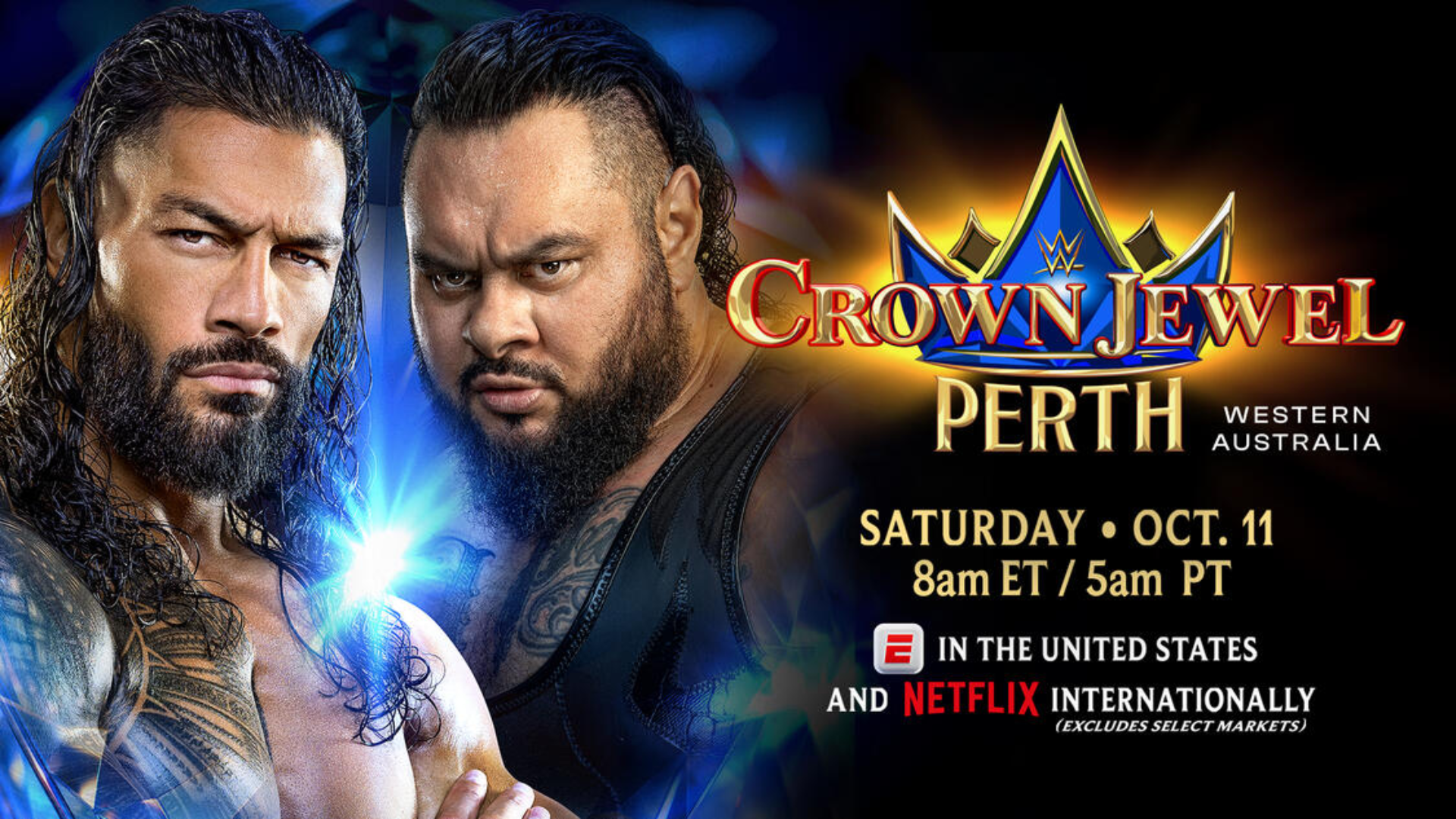 WWE Crown Jewel Roman Reigns vs Bronson Reed