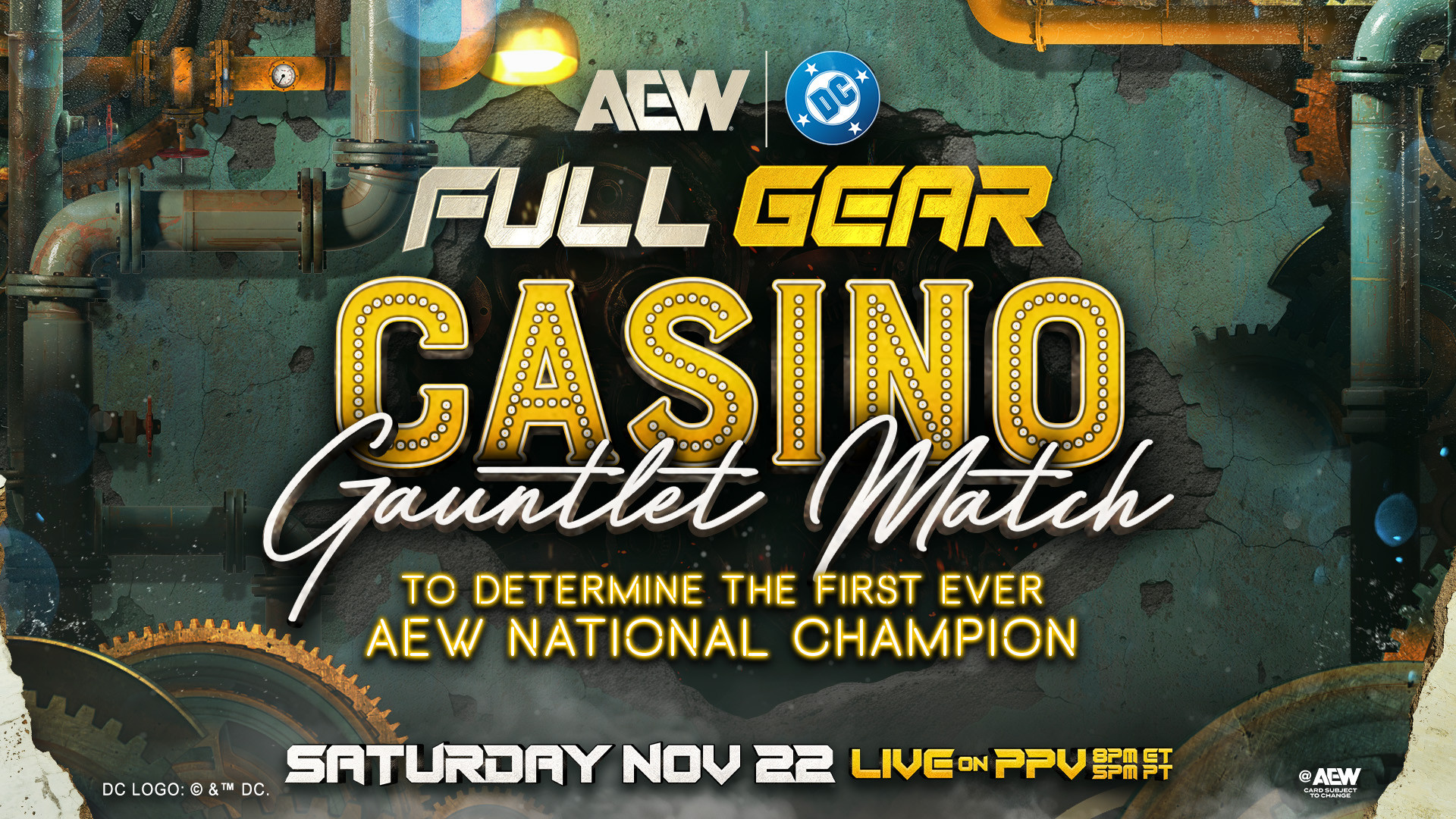 First Casino Gauntlet entrants set for AEW Full Gear