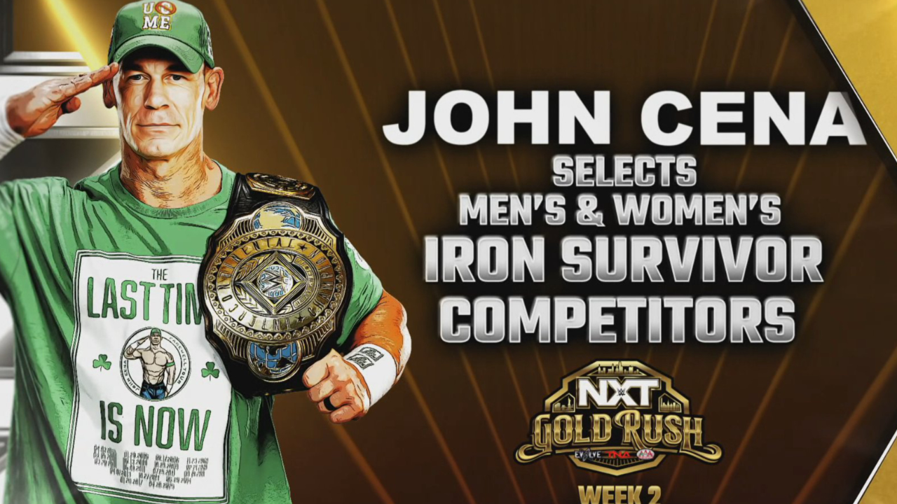 John Cena to choose Iron Survivor Challenge competitiors next week