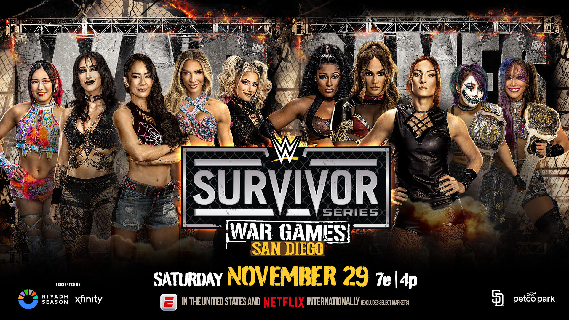 WWE Survivor Series 2025 Womens Wargames match