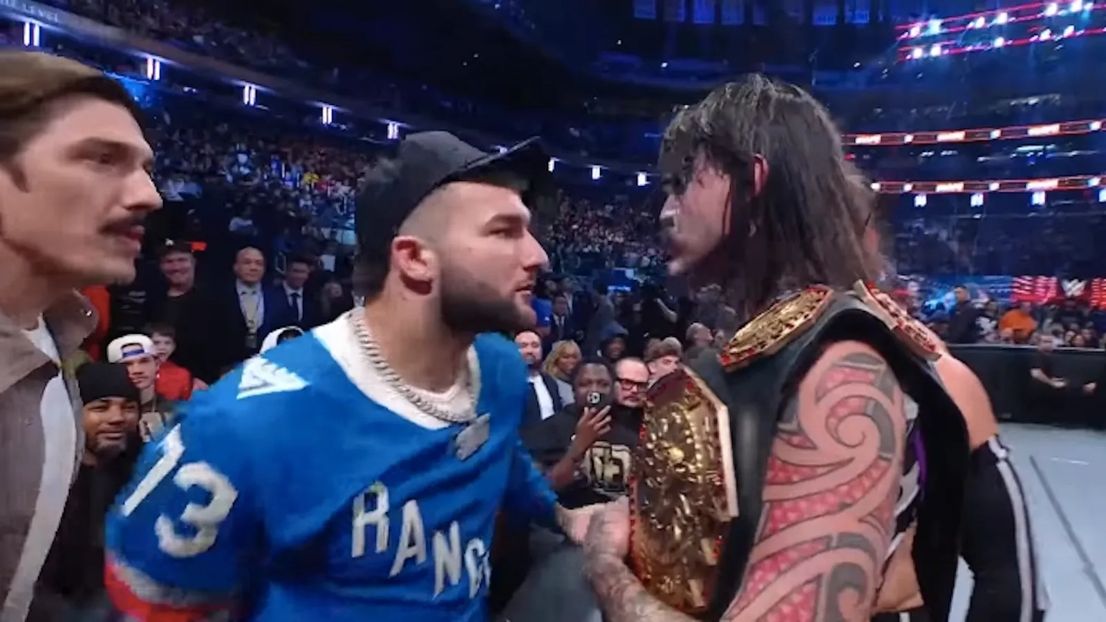 Cam Skattebo WWE controversy featured on New York newspaper cover