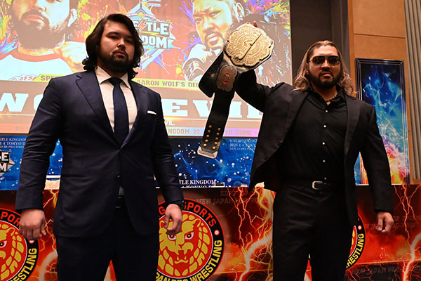 EVIL to defend NEVER title against Aaron Wolf at NJPW Wrestle Kingdom 20