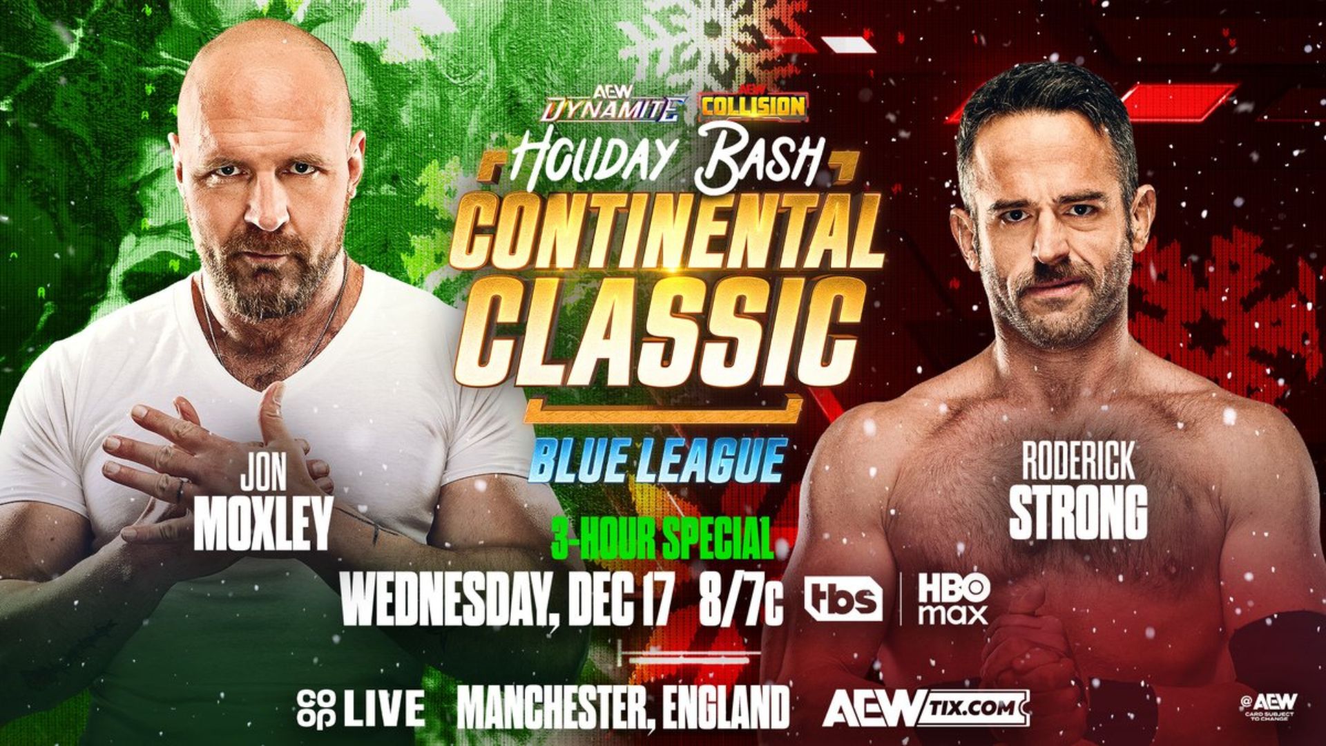 AEW Dynamite Holiday Bash 2025 Global Start Times: US, UK, Australia and more.