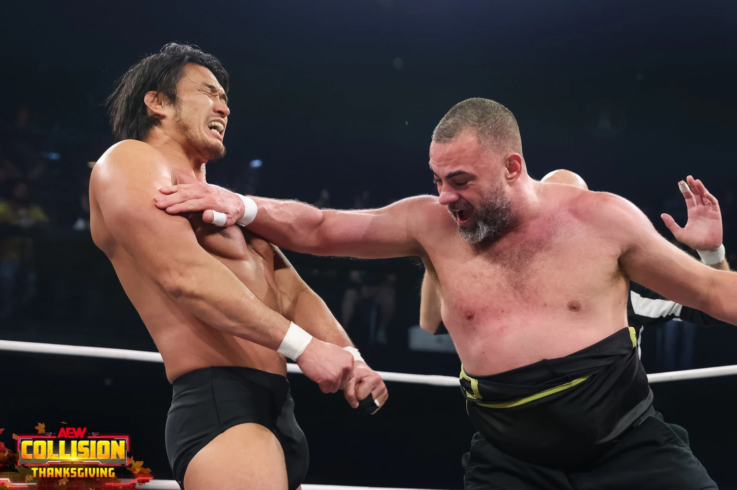 Eddie Kingston chopping Katsuyori Shibata