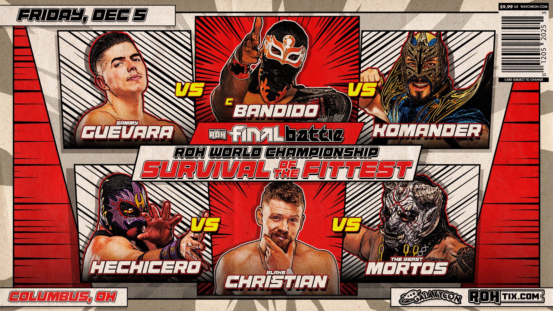 ROH Final Battle 2025 Bandido Title Match