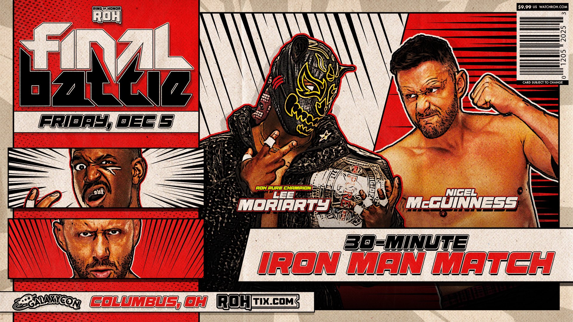 ROH Final Battle 2025 Lee Moriarty vs Nigel McGuinness